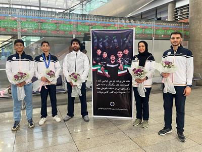 بازگشت تیم ملی غواصی آزاد ایران از مسابقات قهرمانی جهان در صربستان