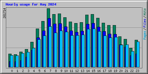 Hourly usage for May 2024