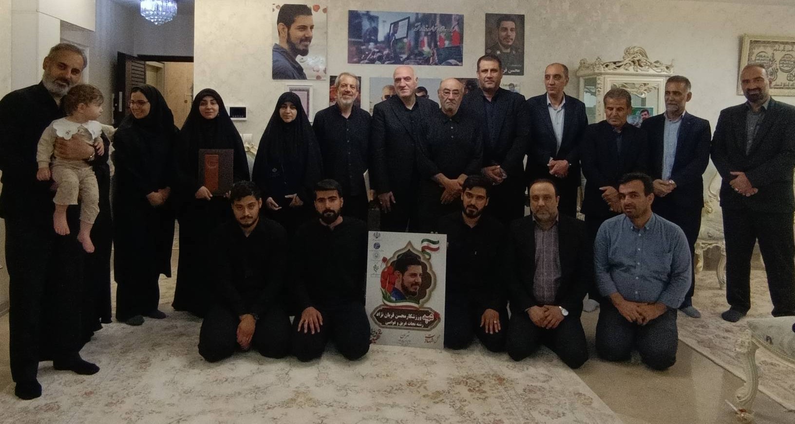 آیین میثاق با آرمان‌های شهدای رمضان؛ تکریم خانواده شهید ناجی غریق «محسن قربان‌نژاد» با حضور مدیر کل ورزش و جوانان استان تهران؛